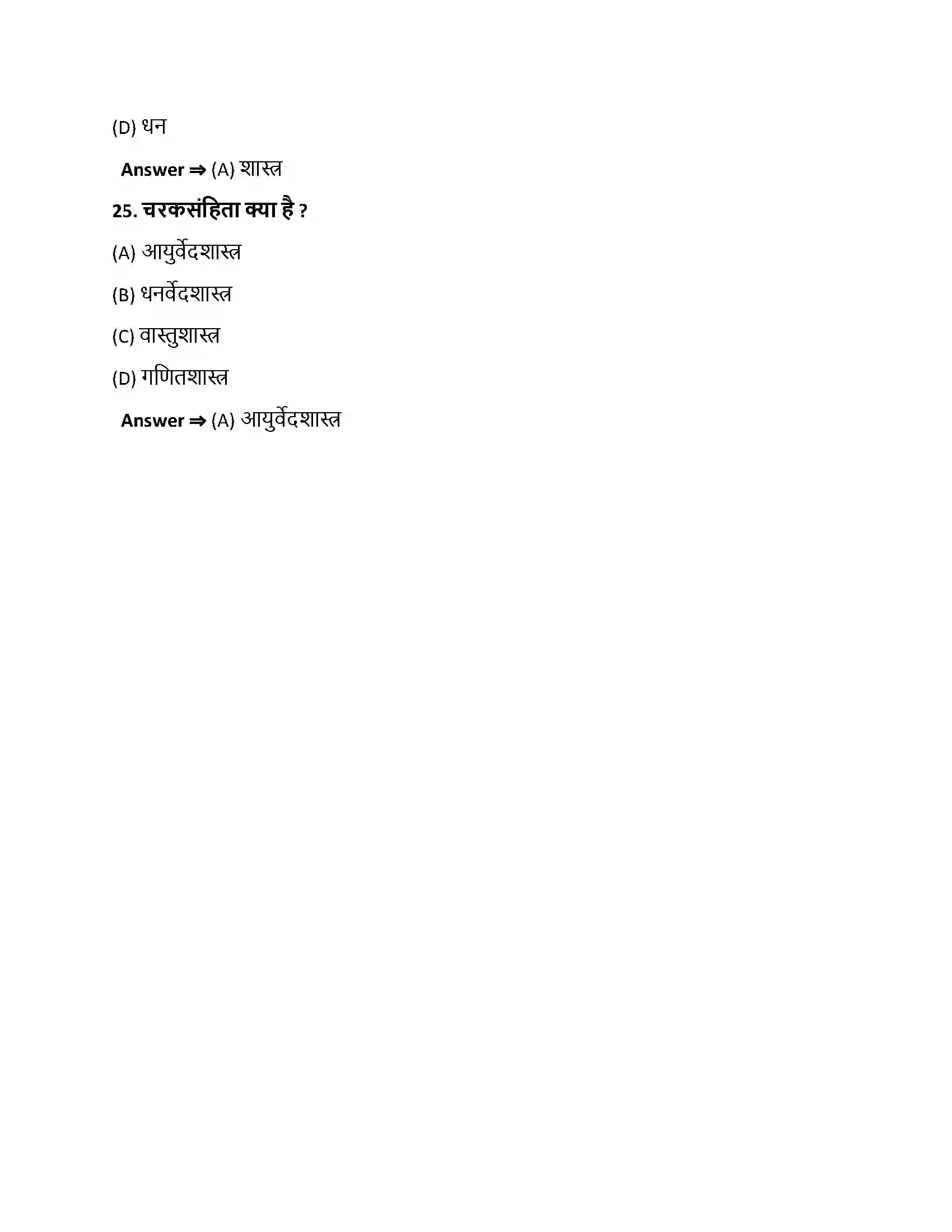 Bihar Board Class 10th शास्त्रकाराः शास्त्रकाराः  Objective Objective Question 7