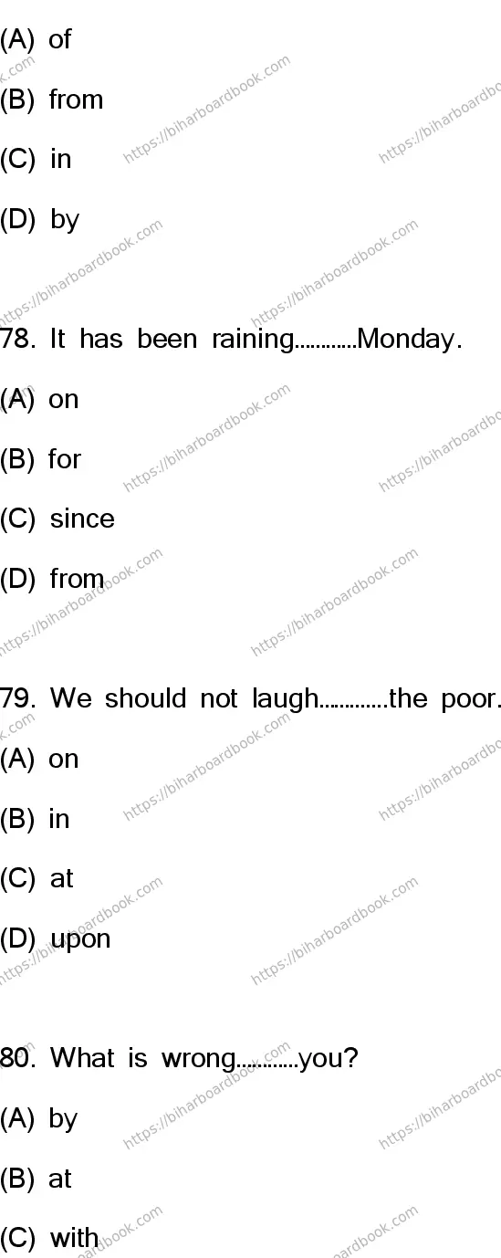 Bihar Board Class 10th 2023 English  113  (SETH)  2023 Previous Year Paper 21