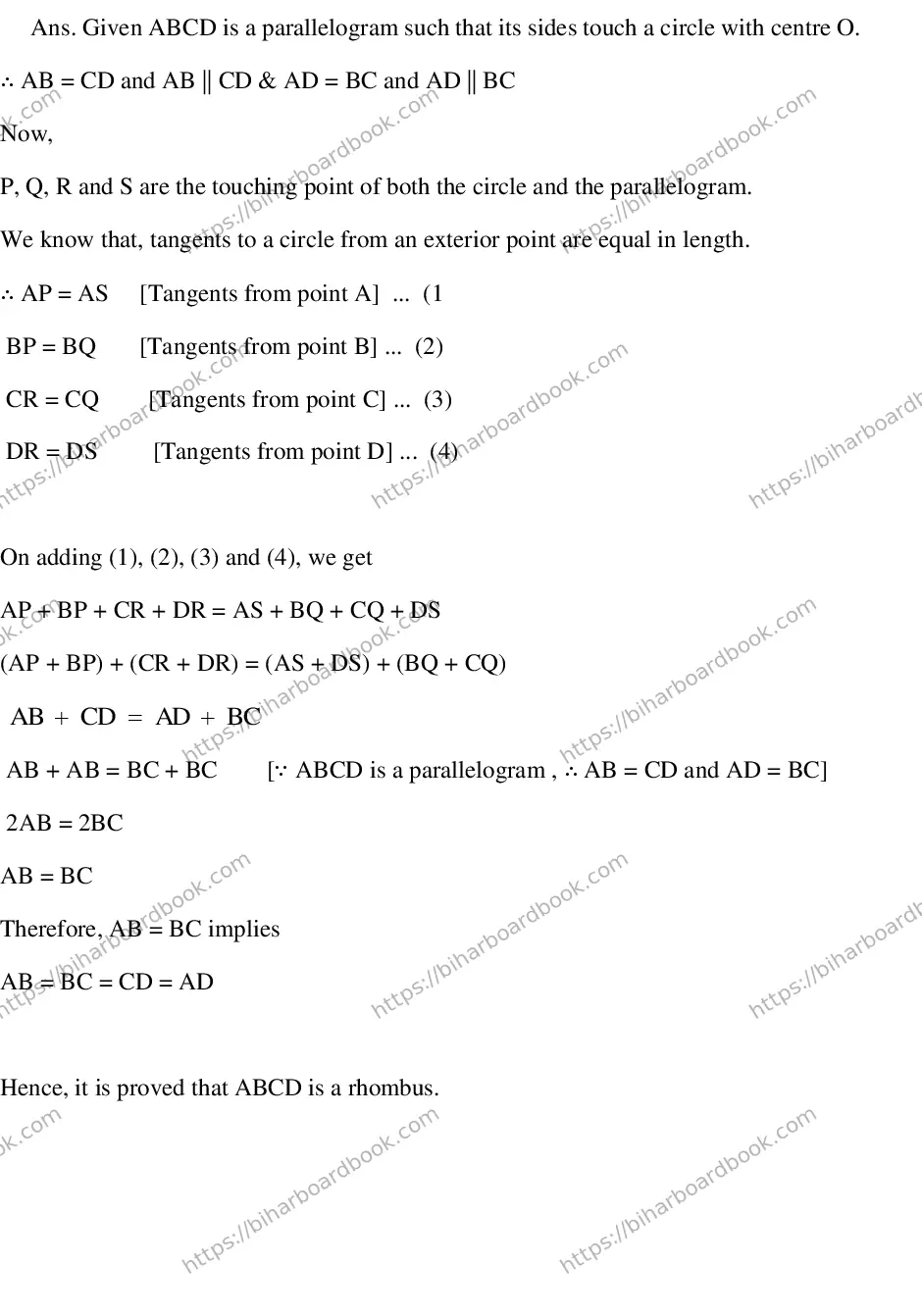 Bihar Board Class 10th 2018 Mathematics  2018 Previous Year Paper 23