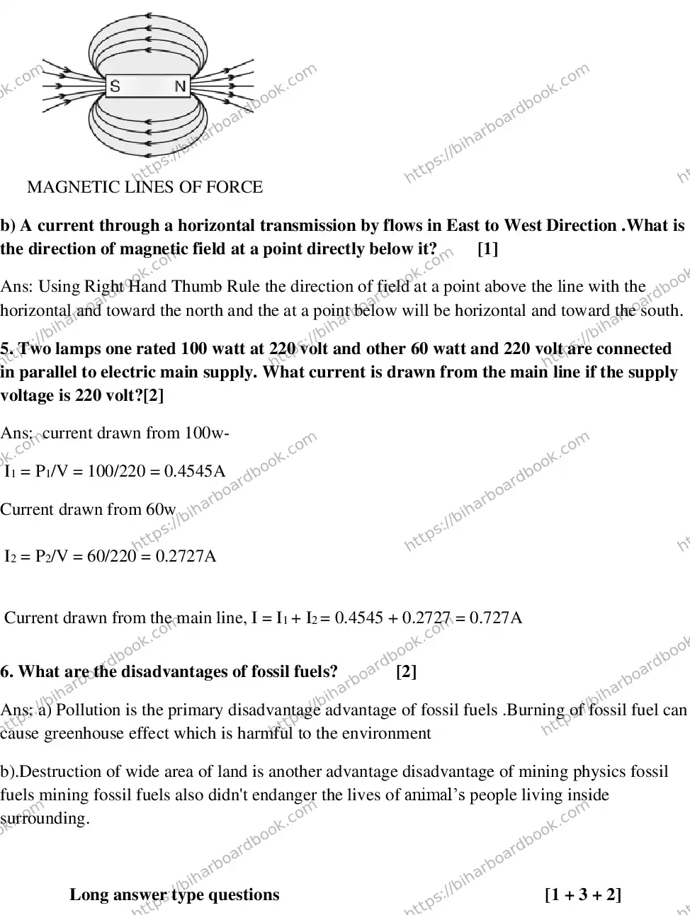 Bihar Board Class 10th 2018 Science  2018 Previous Year Paper 10