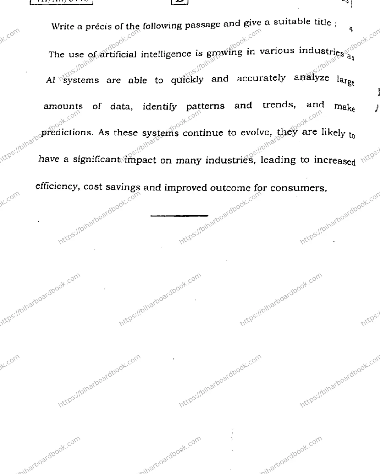 Bihar Board Class 12th 2026 ENGLISH-105-124-205-223-SET-B Previous Year Paper 31