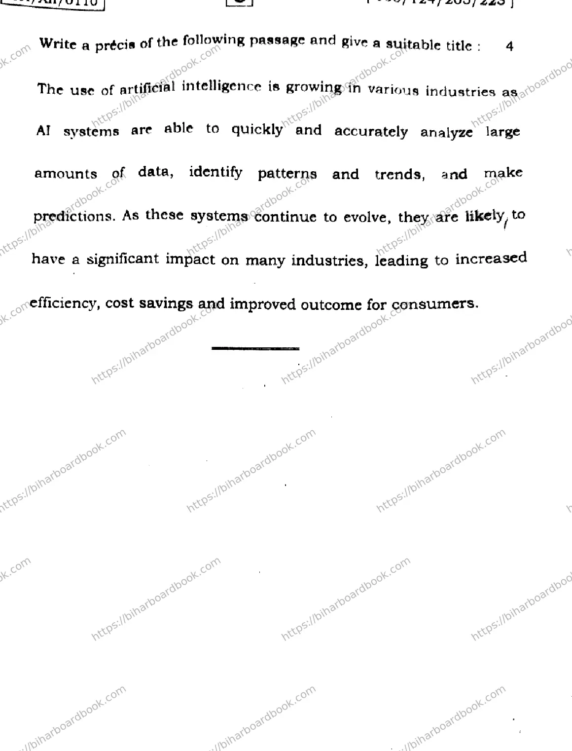 Bihar Board Class 12th 2026 ENGLISH-105-124-205-223-SET-C Previous Year Paper 32