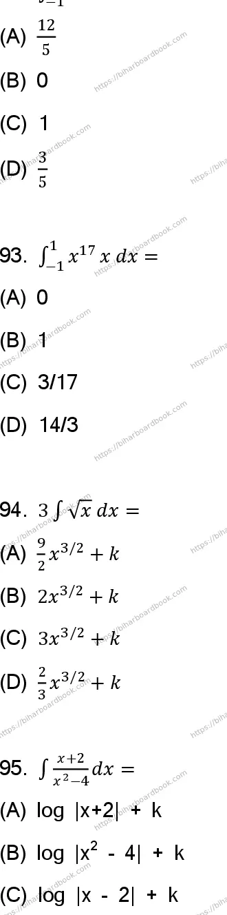 Bihar Board Class 12th 2023 Maths Previous Year Paper 31