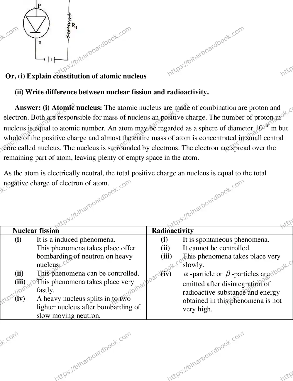 Bihar Board Class 12th 2016 Physics  2016 Previous Year Paper 15