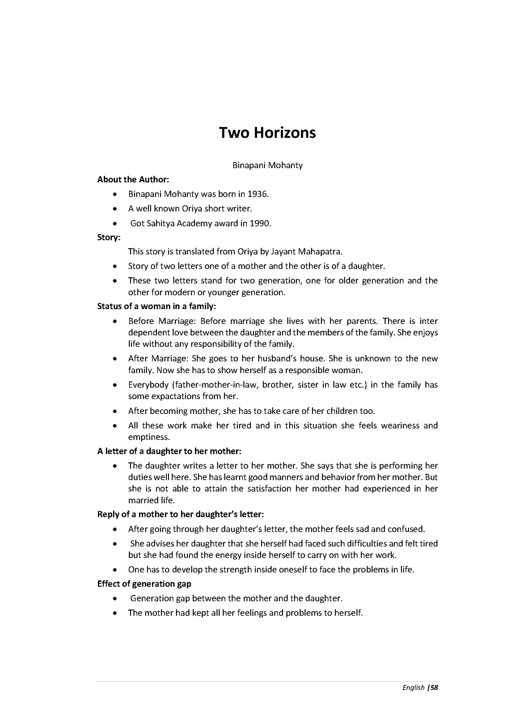 Bihar Board Class 10th English Grammar Revision Note 30