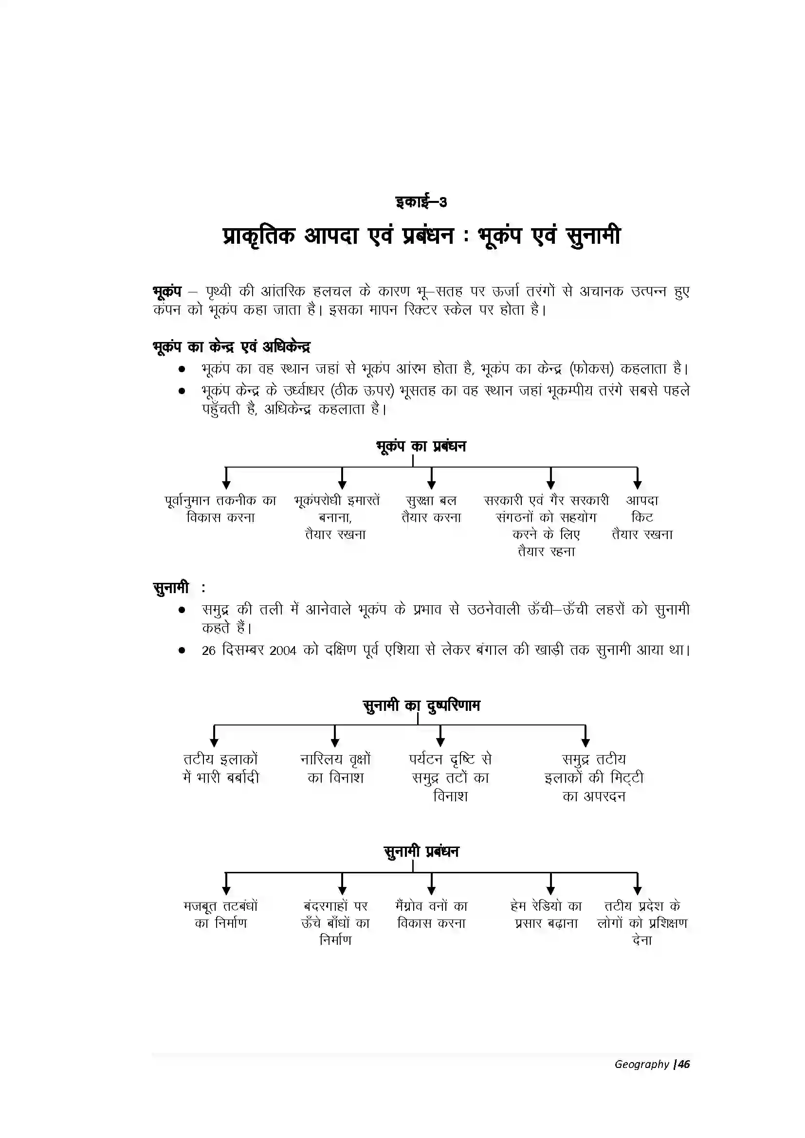 Bihar Board Class 10th Geography Part-B बाढ़ और सुखाड़ Revision Note 1