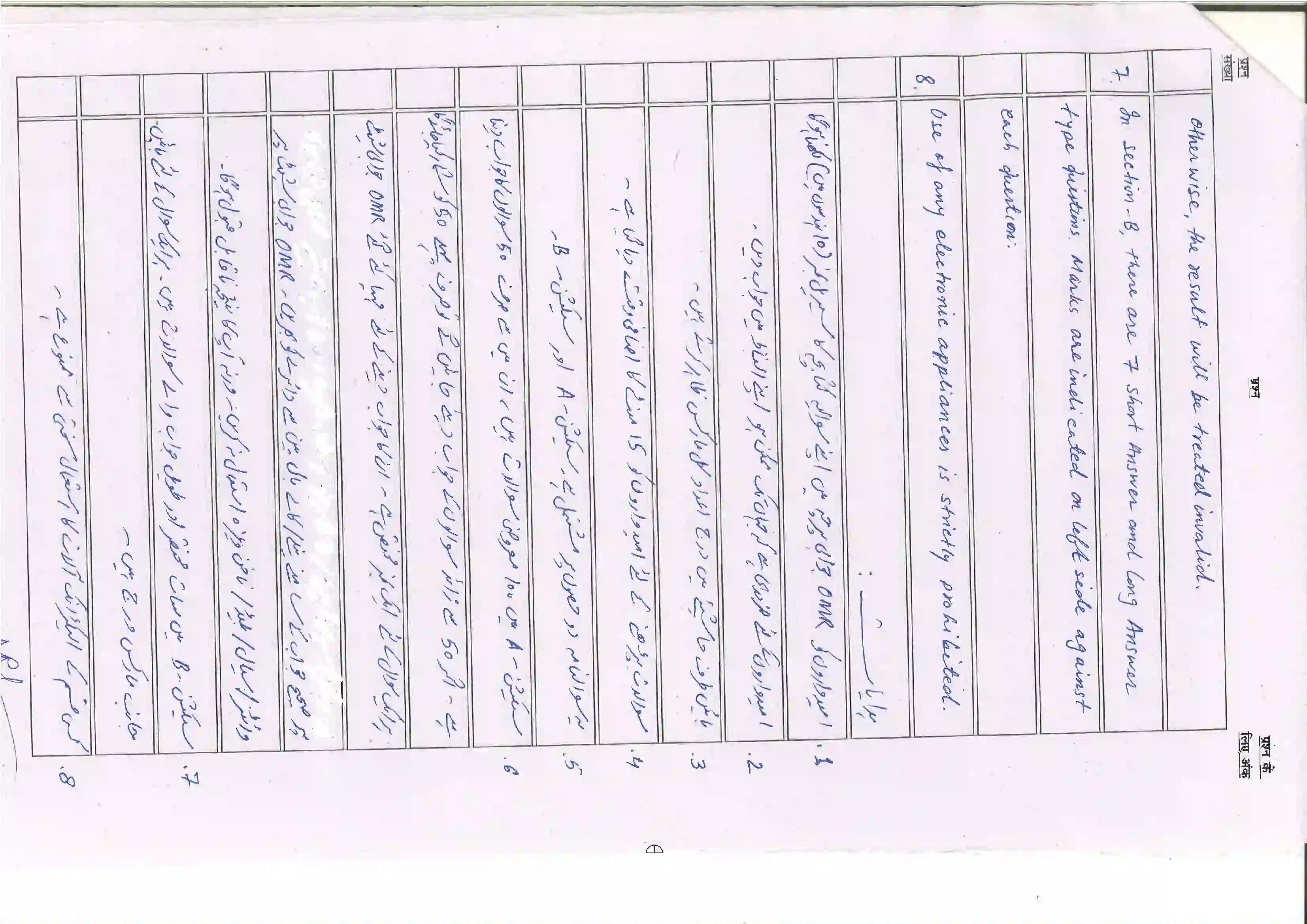 Bihar Board Class 10th 2025 Arabic (123) Sample Paper 2