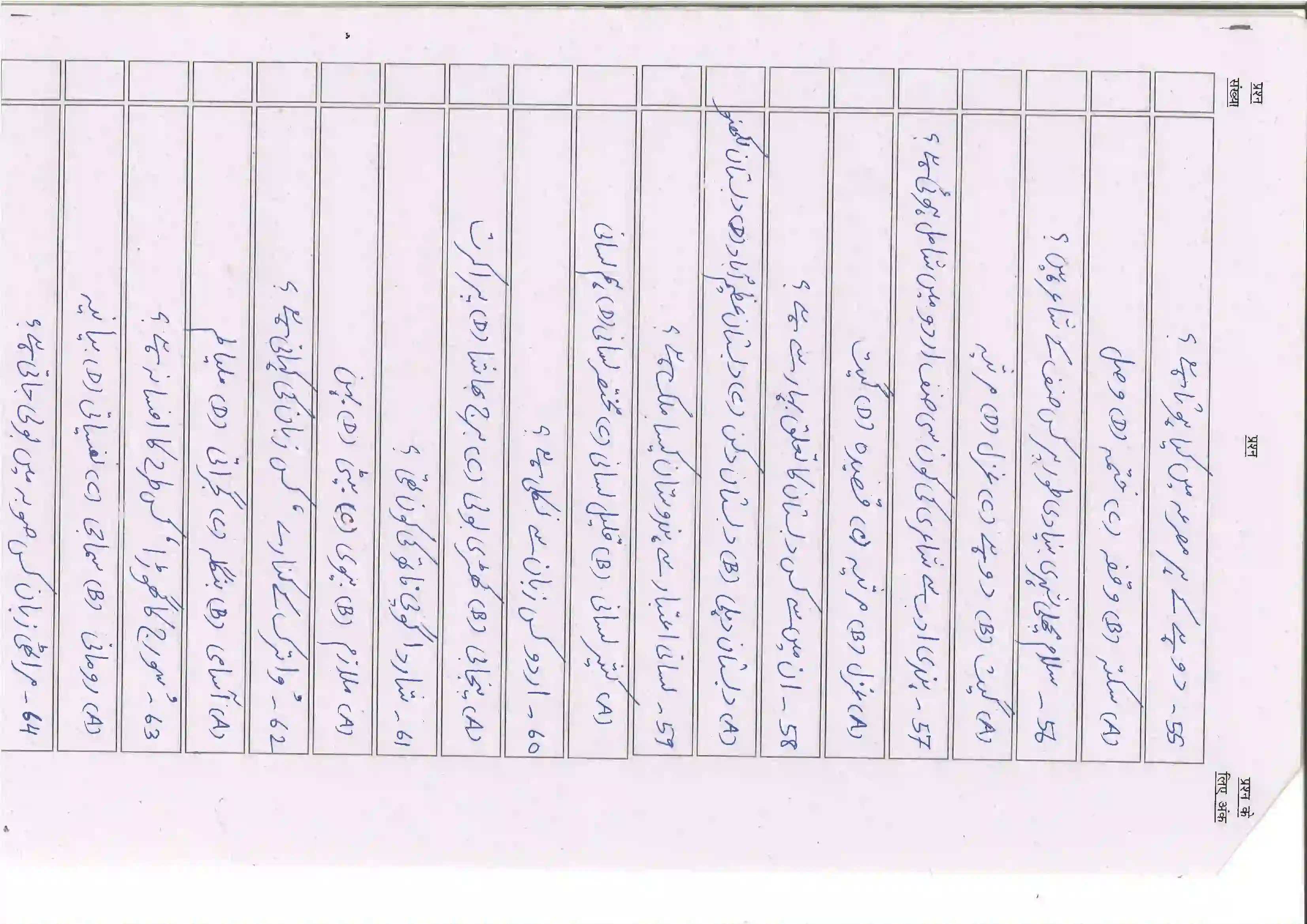 Bihar Board Class 10th 2025 Urdu (Mil) Sample Paper 10