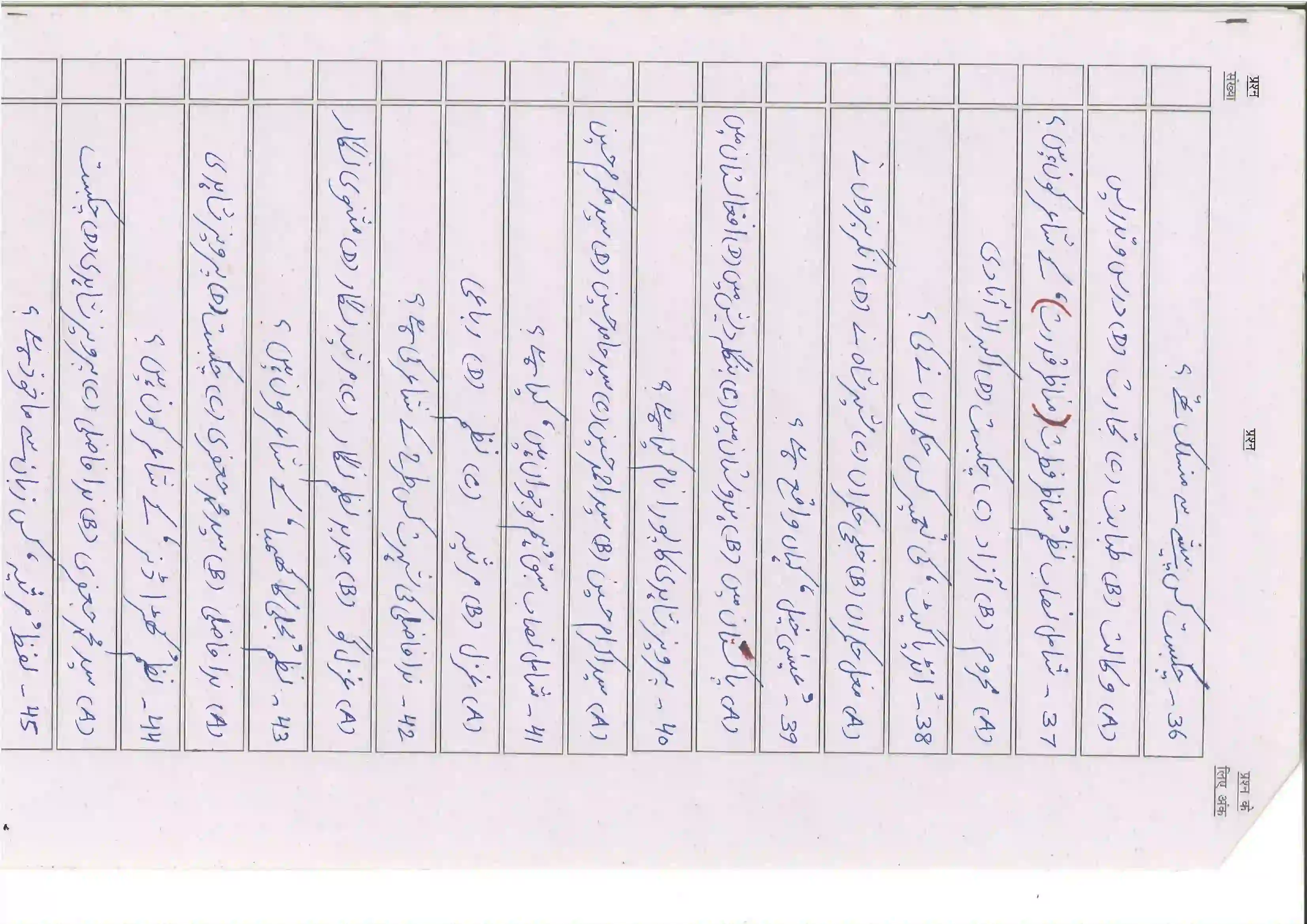 Bihar Board Class 10th 2025 Urdu (Mil) Sample Paper 8