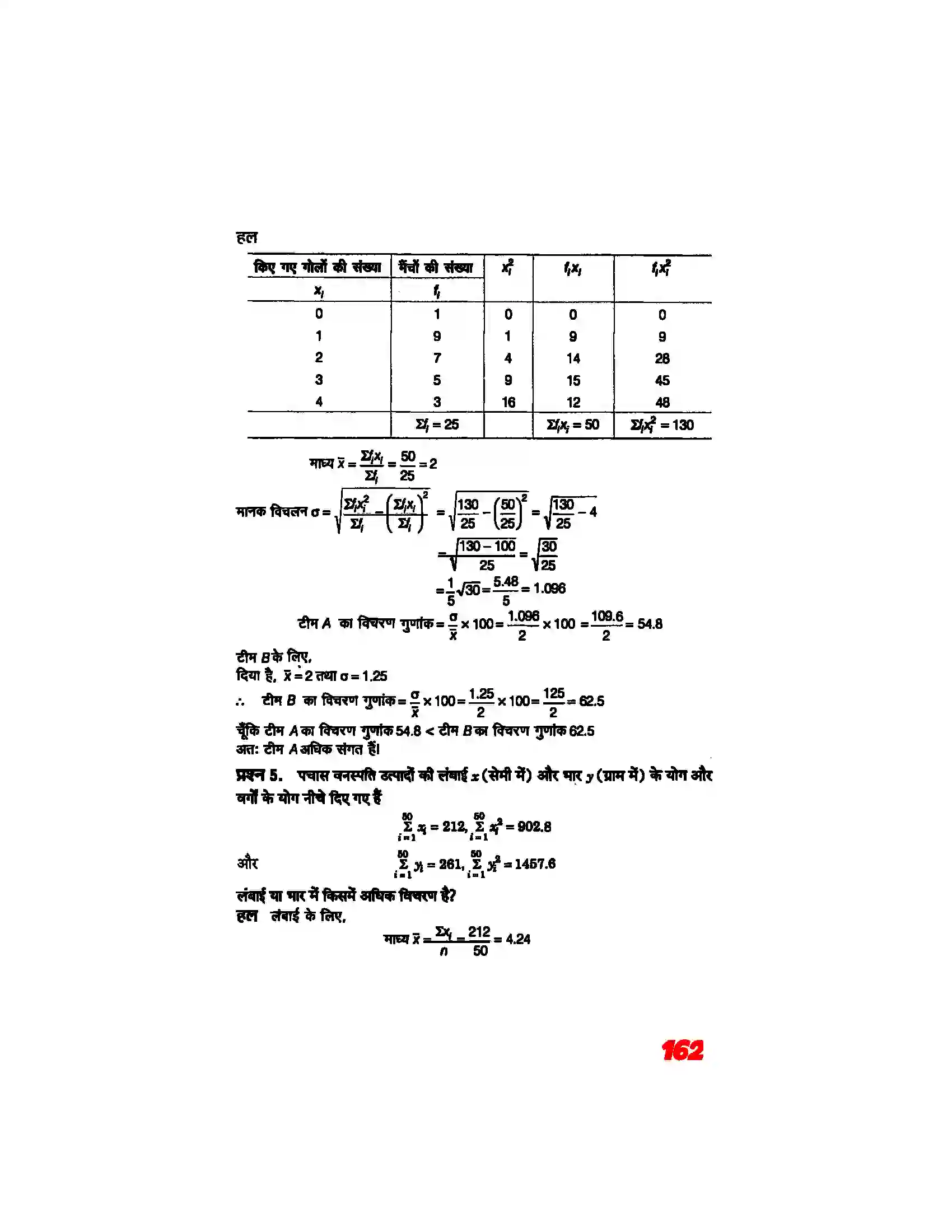 Bihar Board Class 11th Maths (गणित) Chapter 15 (सांख्यिकी) Solution 21