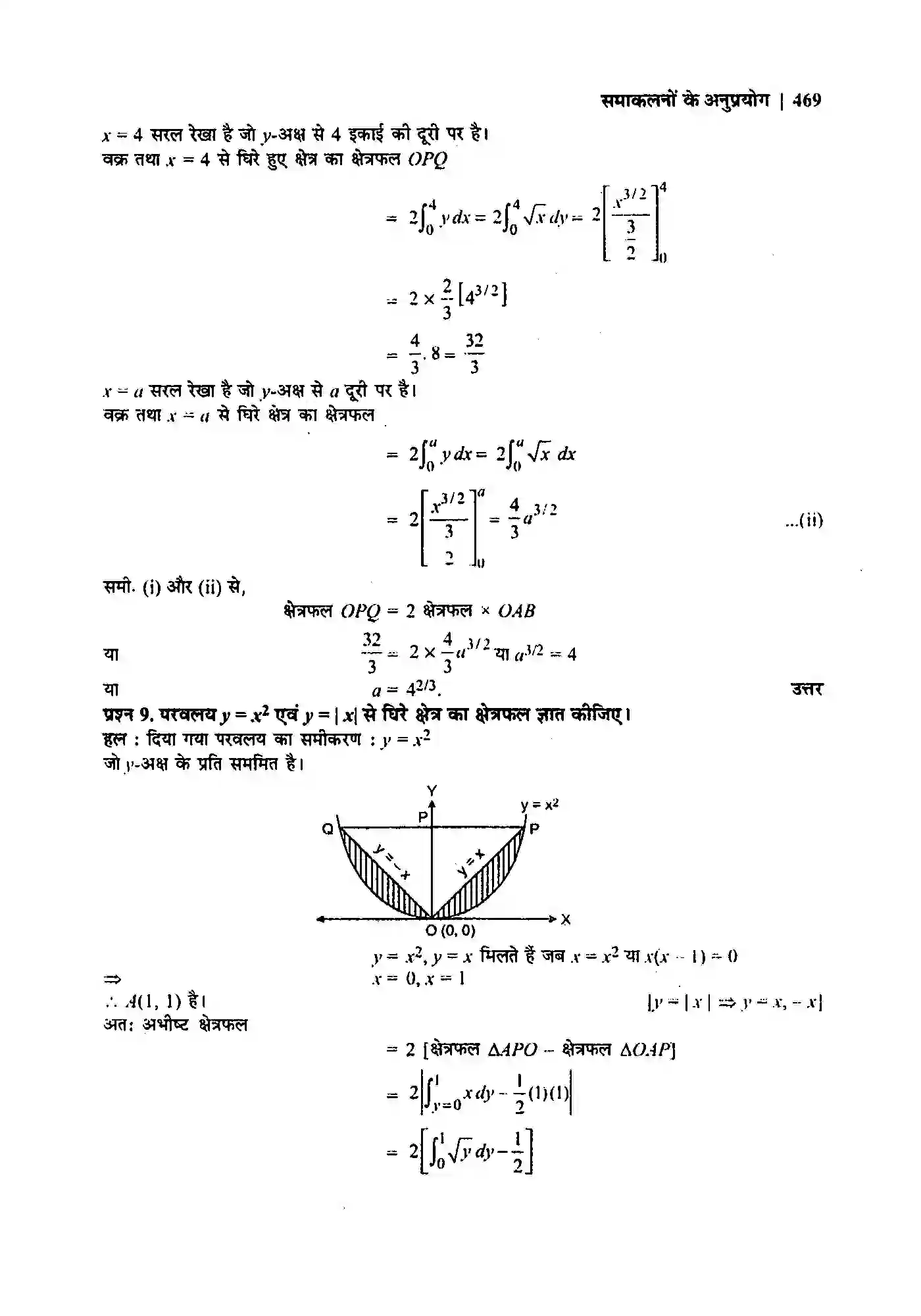 Bihar Board Class 12th Maths (गणित) Chapter 8 (समाकलनों के अनुप्रयोग) Solution 7