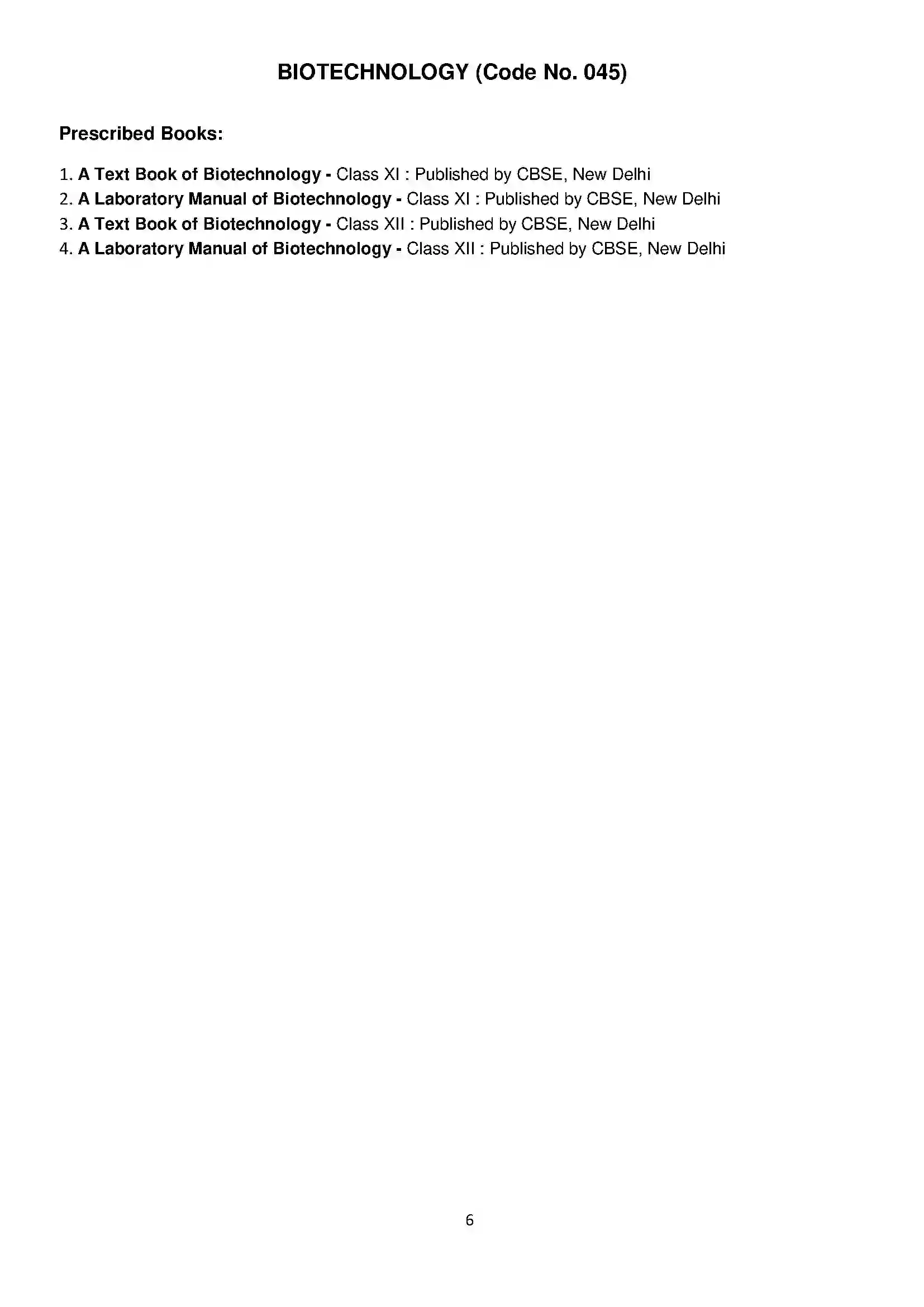 Bihar Board Class 12th 2020 Bio – Technology Syllabus 6