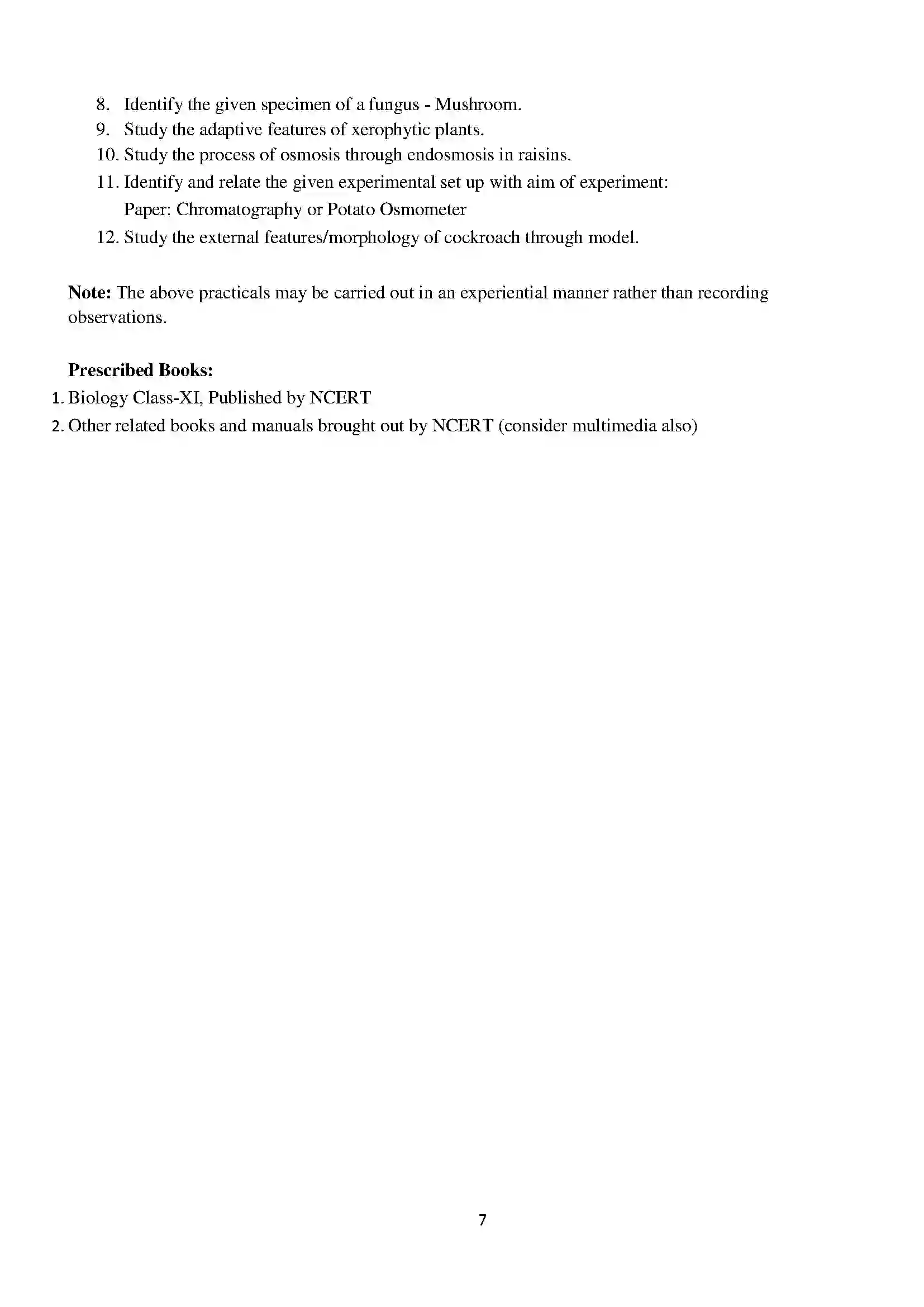 Bihar Board Class 12th 2020 Biology Syllabus 7