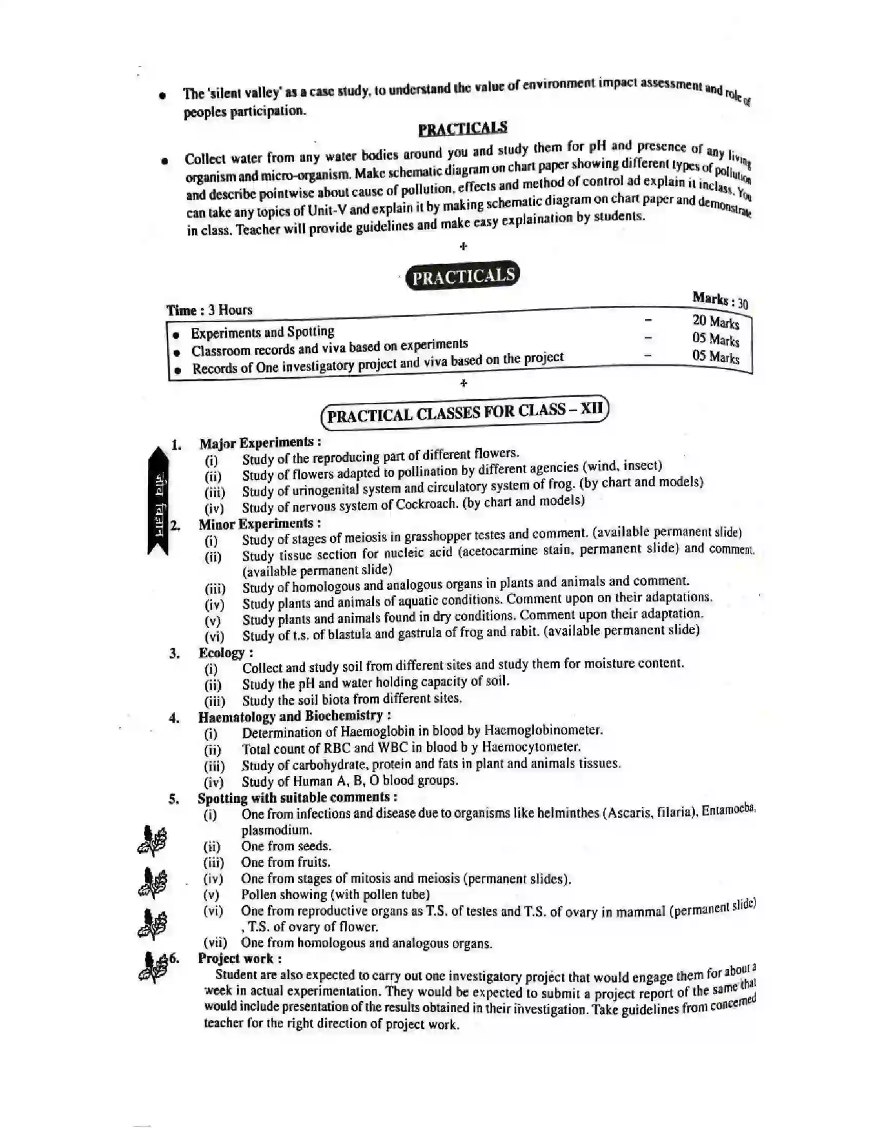 Bihar Board Class 12th 2025-26 Biology Syllabus 10
